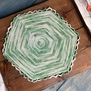 Vintage Crochet Doily Mat